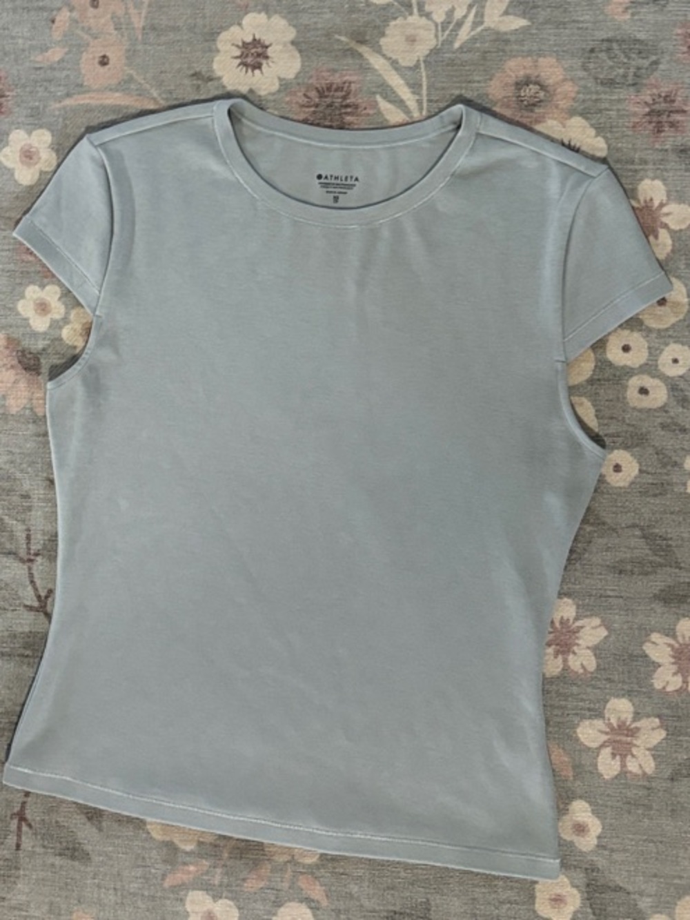 Athleta Women's Short Sleeve Crew Tee - Dusty Blue